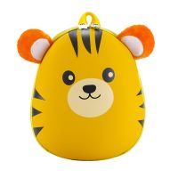 【Hot Sale】 Eggshell childrens schoolbag cartoon cute little tiger 2023 new kindergarten backpack hard shell baby tide