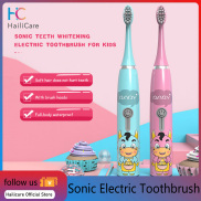 Hailicare Bàn chải đánh răng điện cho trẻ em Sonic chạy bằng pin không