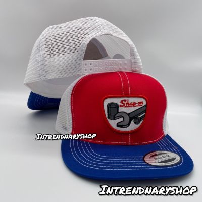 หมวกตาข่าย หมวกวินเทจ  Snap on Vintage Snapback  HIPHOP Cap Fashion Vintage Summer 2565