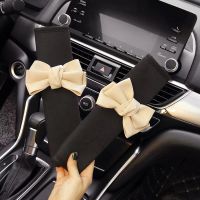 Seat Belt Shoulder Cover Car Seat Belt Bow Lovely Goddess Decoration Seat Belt Protective Cover Extended Universal  CZH9