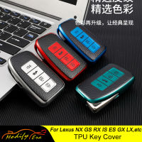 TPU Car Remote Key Case Cover Holder Shell Fob for Lexus NX GS RX IS ES GX LX RC 200 250 350 LS 450H 300H Protective Car-Styling