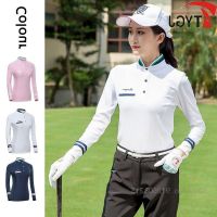 Ttygj Female Korean Version Shirts Long Sleeve Golf T-shirts for Women College Style Training T Shirt Ladies Breathable Tops Slim Fit Clothing