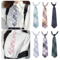 เนคไท เน็คไท สำหรับผู้หญิง Women Neck Tie for Christmas Cotton Boys Girls Ties Slim Plaid Necktie For Gifts Casual Novelty Tie Rubber Neckties