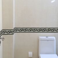 ♂ஐ❄ PVC Self adhesive 3D Wallpaper Border Kitchen Bathroom Skirting Line Sticker Removable Modern Tile Wall Sticker Waterproof Decor