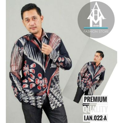 KEMEJA Sragenan Limited Edition Premium High Quality Solo Batik Shirt