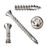 5x60 Stainless Steel Deck Screws T25 Star Drive Type 304 Grade Stainless Wood Screws High Corrosion Resistance 5x50