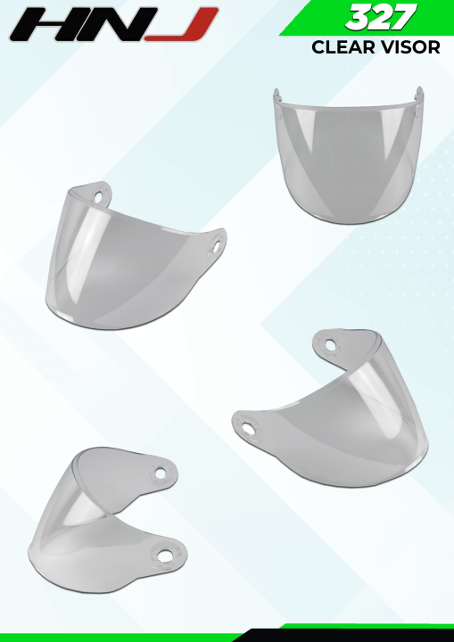 HNJ Helmet Accessories CLEAR Replacement Visor/Lens For MODEL HNJ 327