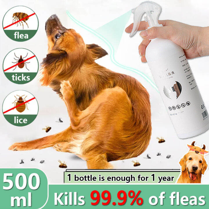 Pet Spray Flea and Tick Remover for Dogs & Cats 500ml Anti Tick Flea