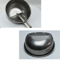 1 Pcs 304 Stainless Steel Pig Drinking Water Bowl Drinking Water Tank Pig Feeder