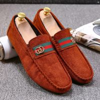 ผู้ชาย Doug รองเท้า Loafers สะดวกสบายลื่นรองเท้า Slip Ons รองเท้าเรือหนัง