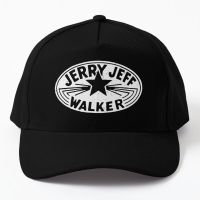 Jerry Jeff Walker White Vintage Logo Baseball Cap Hat Outdoor Snapback Fish Summer Solid Color Printed Sport Boys Casual