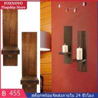 FOXNOVO 1 คู่กำแพงเทียนเทียน Tea Light Candle Holder Hallway Wall Art Decor