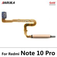 ของแท้สำหรับ Xiaomi Redmi Note 10 Pro 10 11S 5G อะไหล่เปลี่ยนริบบิ้นสำหรับปุ่มโฮมสายเคเบิลแบบยืดหยุ่นเซนเซอร์รหัสลายนิ้วมือ