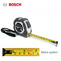 Bosch กล้องโทรทรรศน์สายวัด5เมตรหน่วยเมตริกไม้บรรทัดนิ่มความแม่นยำสูงเครื่องมือวัดทำงานแบบ Diy สายวัดเหล็กแบบพกพา