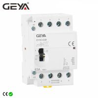 แผนที่40A GEYA Geyhc 4P 2NC2NO 63A Atau 220V/230V 50/60HZ ราง Din Kontaktor Modular AC Rumah GA คู่มือการใช้งาน