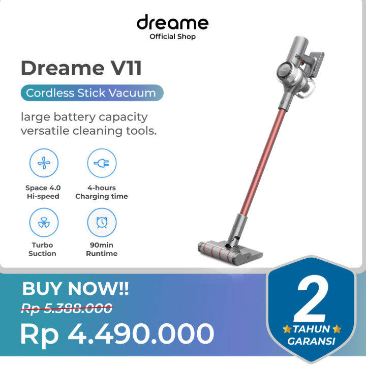 Dreame V11 Cordless Stick Vacuum Cleaner Handheld 25kPa OLED Display