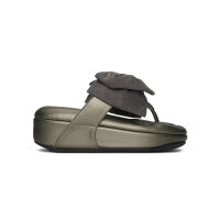 SHU SOFASHOES CLASSY BOW - CHARCOAL GREY