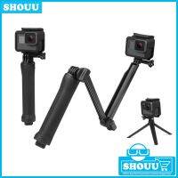 3 in 1 3 Way Adjustable selfie stick for Gopro Hero765 sjcamekenthieyeyicam