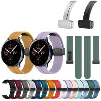 fgjdtrdh Sport Silicone Strap for Samsung Galaxy Watch 42mm Magnetic Buckle Watch Band For Samsung Galaxy Watch Active 2