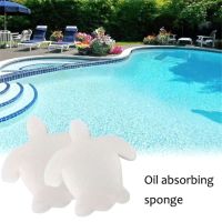 10pcs Tortoise Shape Swimming Pool Foam Sponge Filter Tub Spa Oil Absorbing Sludge Cleaning Tool