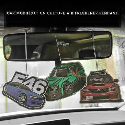 【DT】  hotHot Sale Car Air Freshener Hanging Auto Rearview Mirror Perfume Pendant Solid Paper For BMW Car Decoration Accessories