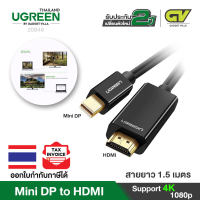 UGREEN Mini Display Port to HDMI สายสัญญาณ รองรับ 4K หัวต่อชุบทอง รุ่น MD101