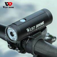 WEST BIKING Mini Ultralight Bicycle Headlights Rechargeable 4800mAh MTB Road Bike Front Light Portable Cycling LED Flashlight