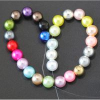 468MM With Hole ABS Imitation Pearl Beads Round Plastic Acrylic Spacer Bead for DIY Jewelry Making Findings