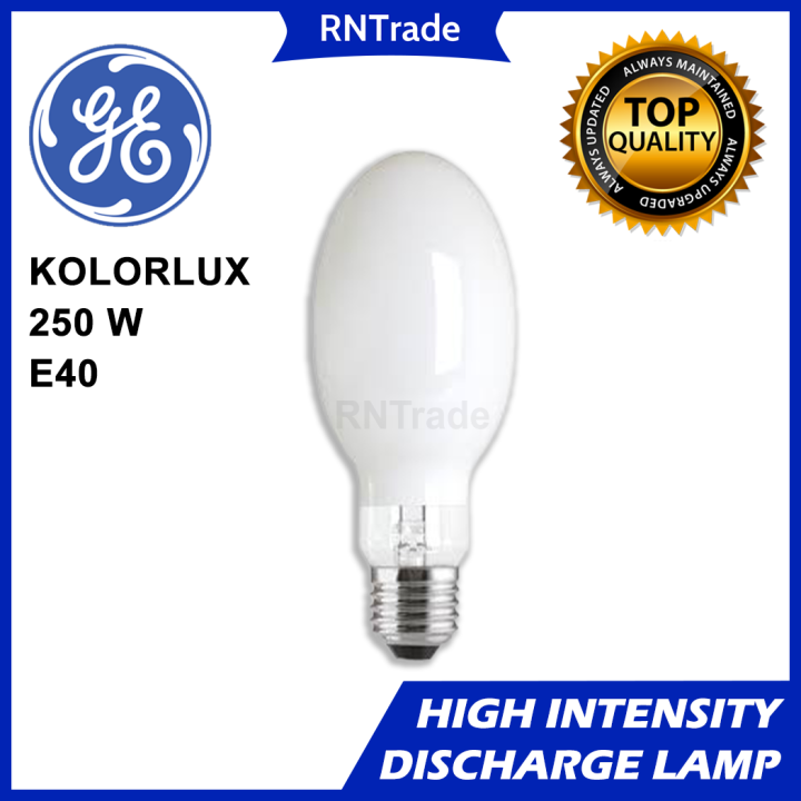 GE KOLORLUX 250W E40 High Intensity Discharge HID Lamp High Pressure