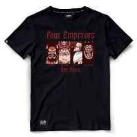 เสื้อยืดวันพีซ One Piece ลาย Four Emperors  มี สีดำ และ สีกรม เสื้อยืดลำลองฤดูร้อน S-5XL