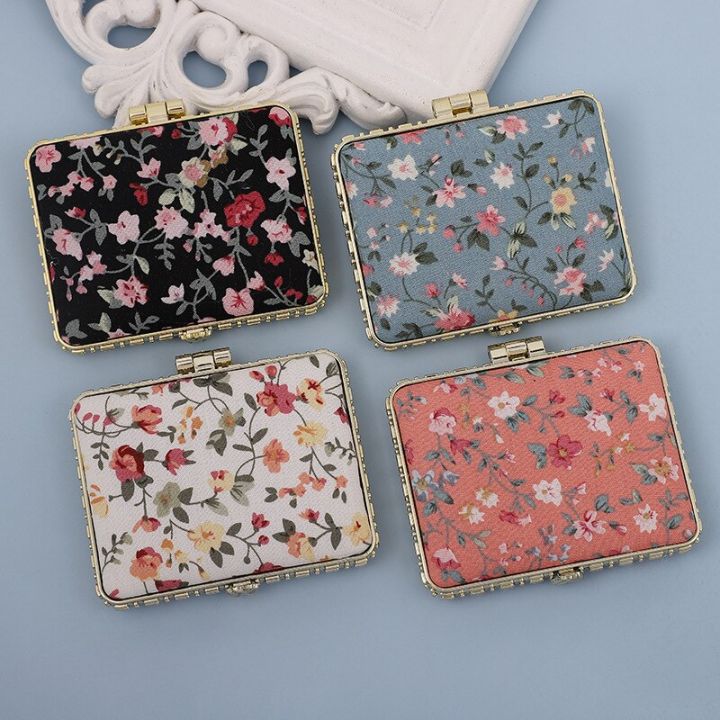 chinese-style-overseas-gift-art-retro-cloth-print-double-fold-portable-mini-makeup-mirror-womens-makeup-mirror-mirrors