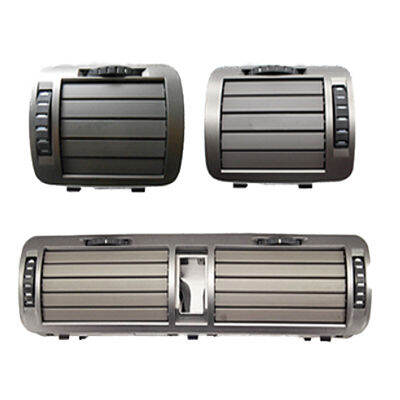 1ชิ้นสำหรับ VW Passat B5.5 3BG 2006-2011 Superb 1 3U 2002-2008ใหม่ Dark Silver Dashboard AC Air Outlet Vent Grill