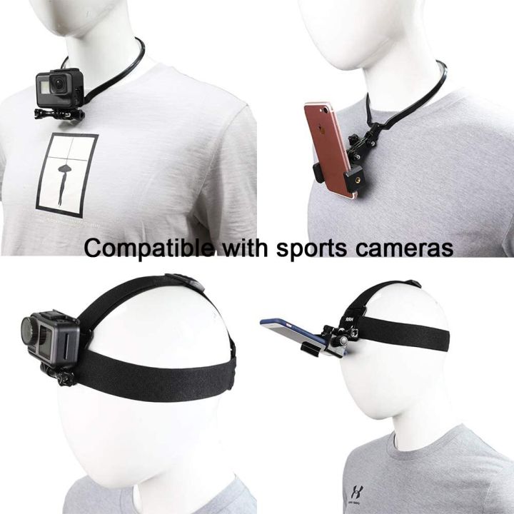 fpv-vlog-smartphone-head-strap-mount-neck-holder-kit-for-iphone-samsung-huawei-xiaomi-and-go-pro-sports-cameras-accessories