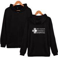 Grey Sloan Hoodies โรงพยาบาลโรงพยาบาล Grey เสื้อกันหนาวฮู้ดเสื้อคลุมกายวิภาคศาสตร์ Grey Derek Hoodie Grey