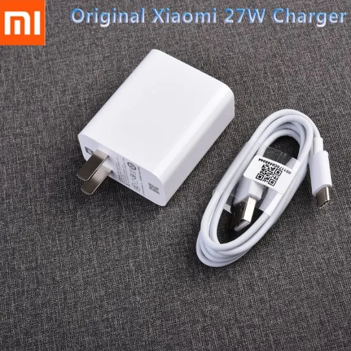 Xiaomi Mi 27W Charger or 3A Type-C Cable Tubor Charge for Redmi 10X 5G K30  Mi 10 9 9T Pro Poco X3 X2NoT | Lazada PH