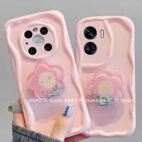 ใหม่ เคส Phone Case Honor 90 Honor90 Lite 5G เคส ยอดนิยมสีชมพูครีม เคสโทรศัพท์ สีเหลืองกันตกเคสแบบนิ่มพร้อมขาตั้งรูปดาว2023สุดสร้างสรรค์ Cover