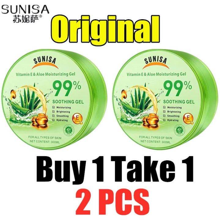 Buy 1 Take 1 Sunisa Cherry Blossom Aloe Vera Soothing Gel Vitamin E 99 Aloe Vera Gel Moisturizer 4092