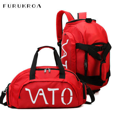 Multifunction Sports Bag Large Letters Shoulder Bag Gym Fitness Bags Shoes Pocket Yoga Training Handbags Travel Handbag X456B