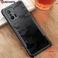 Rzants For Xiaomi MI 11T PRO Case Hard Camouflage Cover TPU Frame Bumper Half Clear Phone Shell For MI 11T