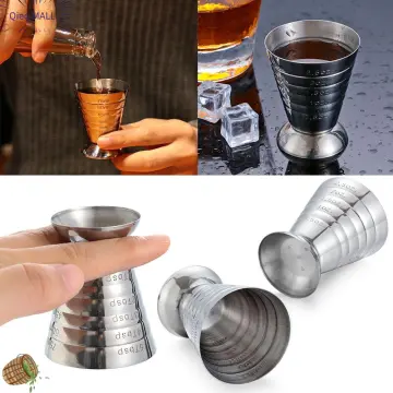 Bartender Measuring Cup 2pieces Of Different Capacity Stainless Steel Shot  Measure