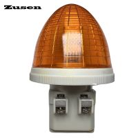 Zusen TB30-Y 12V 24V 110V 220V Yellow LED Equipment Signal Indicator Light Warning Light Always on