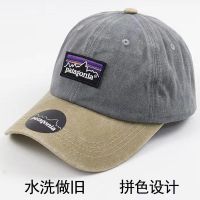 2023☋■卐 Peak hat color matching washed distressed peaked cap for men and women spring and summer sun protection shading trendy ins baseball cap niche