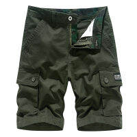 2022 Mens Military Cargo Shorts Summer Khaki Camo Short Men Loose Multi-Pocket Shorts Homme Casual Bermuda Trousers Large Size