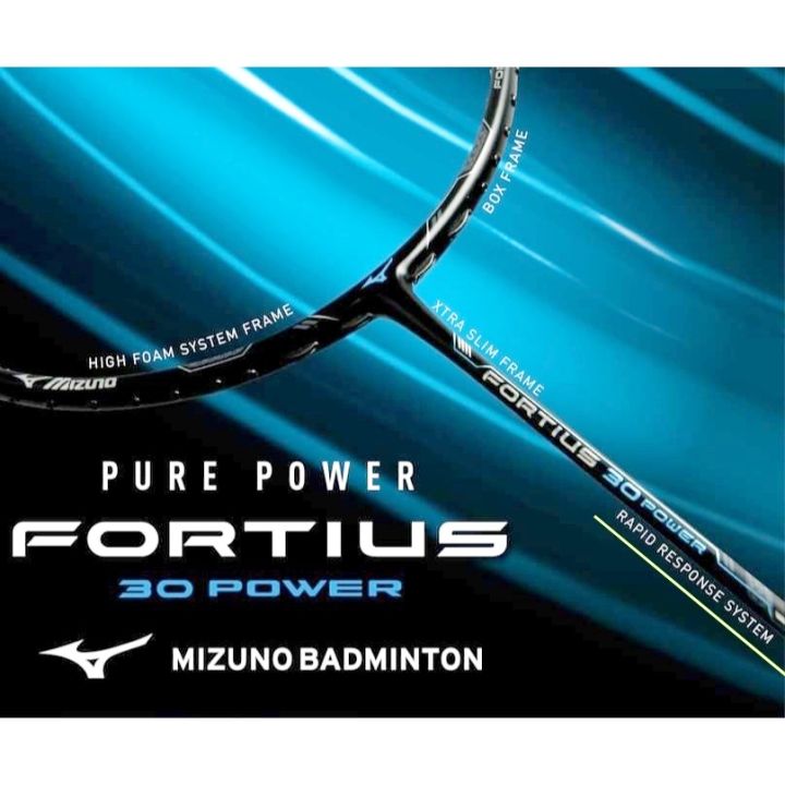 Mizuno Fortius 30 Power Badminton Racket (4UG5) * FREE TALI YONEX