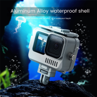 Metal 40M Waterproof Case for Hero 11 10 9 Diving Protective Housing Underwater Cover Accessories