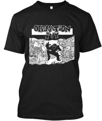 Limited New Operation Ivy Energy American Punk Rock Band Art Logo T-Shirt M-3XL