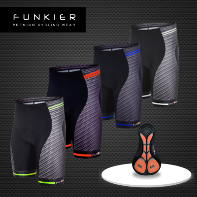 กางเกงจักรยานขาสั้น Funkier เป้าเจล S-2791 ไม่เจ็บก้น 100%