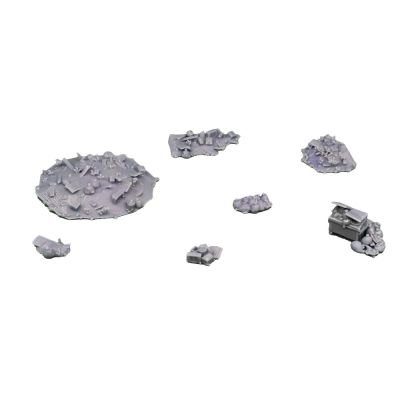 Outland Models Railway Scenery Street Trash Pile Set 1:87 HO Scale