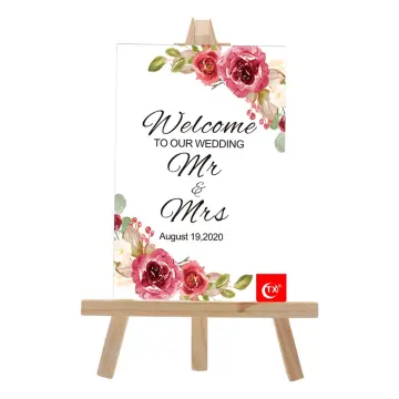 Shop Acrylic Wedding Welcome Sign with great discounts and prices