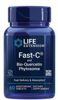 Life Extension FAST-C® AND BIO-QUERCETIN PHYTOSOME / 60 Vegetarian Tablets